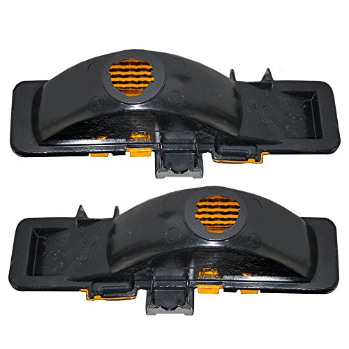 Brock Replacement Driver And Passenger Set Park Signal Front Marker Lights Compatible With 1982-1993 S10 S15 Pickup Truck 597664