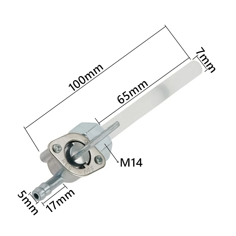 Earlyred Gas Shut Off Valve Switch Fuel Petcock Compatible With Honda Z50R Z50 Atc185 200 Xr75 Xl75 Xr80 Express 50 Nc50 Na50 Scooter 50Cc 70Cc 90Cc 110Cc 125Cc 150Cc 200Cc 250Cc Atv Dirt Bike Go Kart