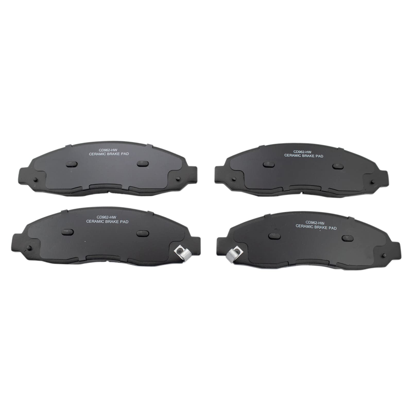 Trq Front Brake Pads Ceramic Compatible With 2003-2004 Dodge Dakota