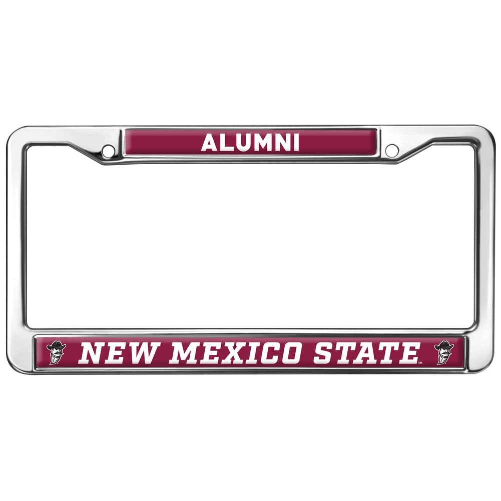 New Mexico State Alumni Logo Full Size Standard License Plate Metal Frame