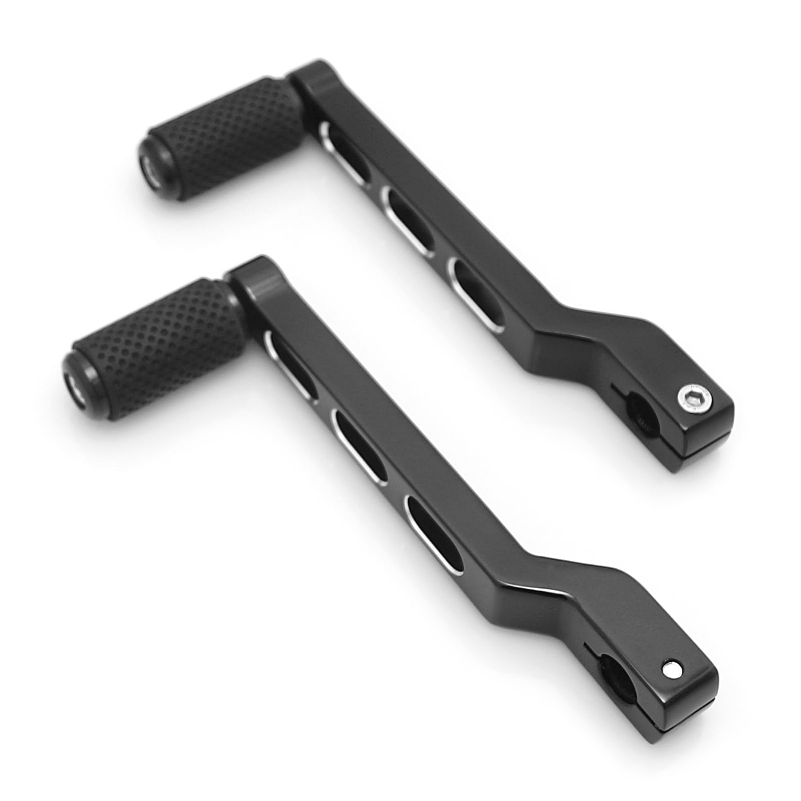 HEYOMOTOR Motorcycle Heel Toe Shift Lever Brake Pedals, Shift Peg for Harley Davidson Softail Touring Road Glide Street Glide le