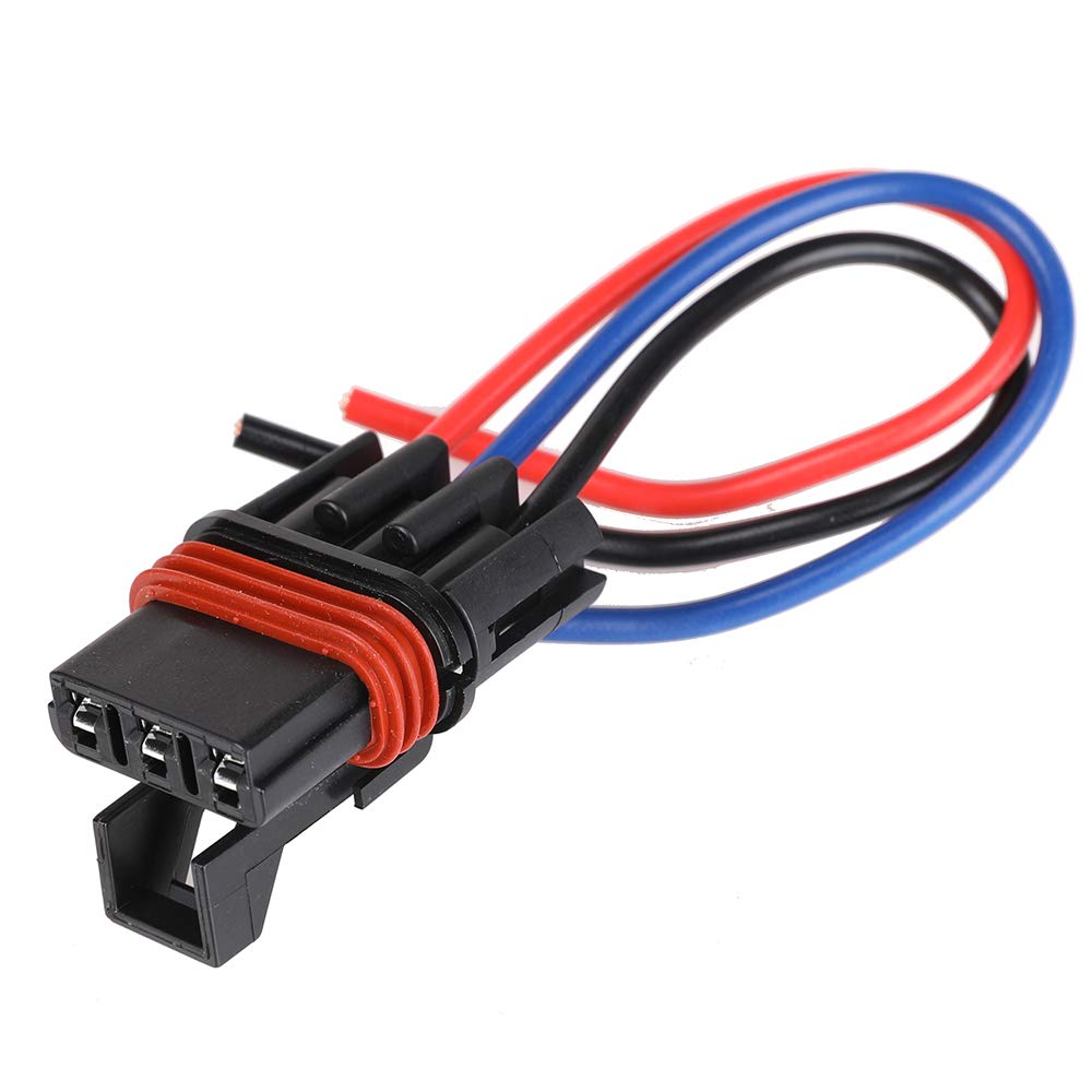 12Awg Pulse Power Plug Pigtail Connector Compatible With 2018 2019 2020 2021 Polaris Ranger Xp 1000 /Rzr Rs1 Pro General - Bus Bar Harness Pigtail Connectors 6Pcs (6 Pcs)