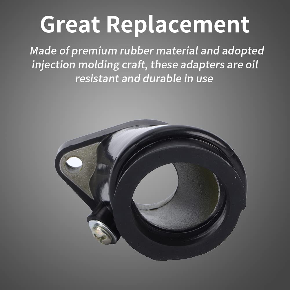 2Pcs Motorcycle Carburetor Manifold Adapter, Oilproof Rubber Gauge Rebel Cmx250 For Rebel Ca250 Cmx250 Cmx250C