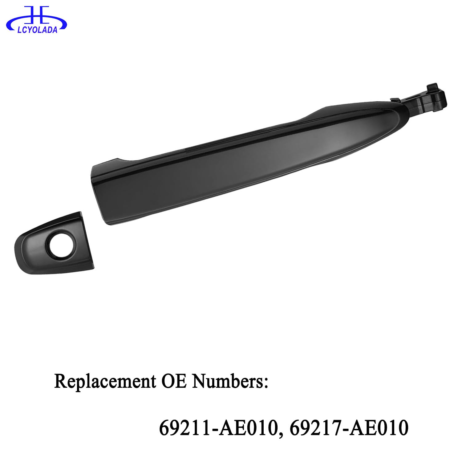 Front Left Drive Side Exterior Door Handle Compatible With Toyota Camry 2007-2011, 4Runner 2003-2009, 2005-2015 Tacoma, 2005-201