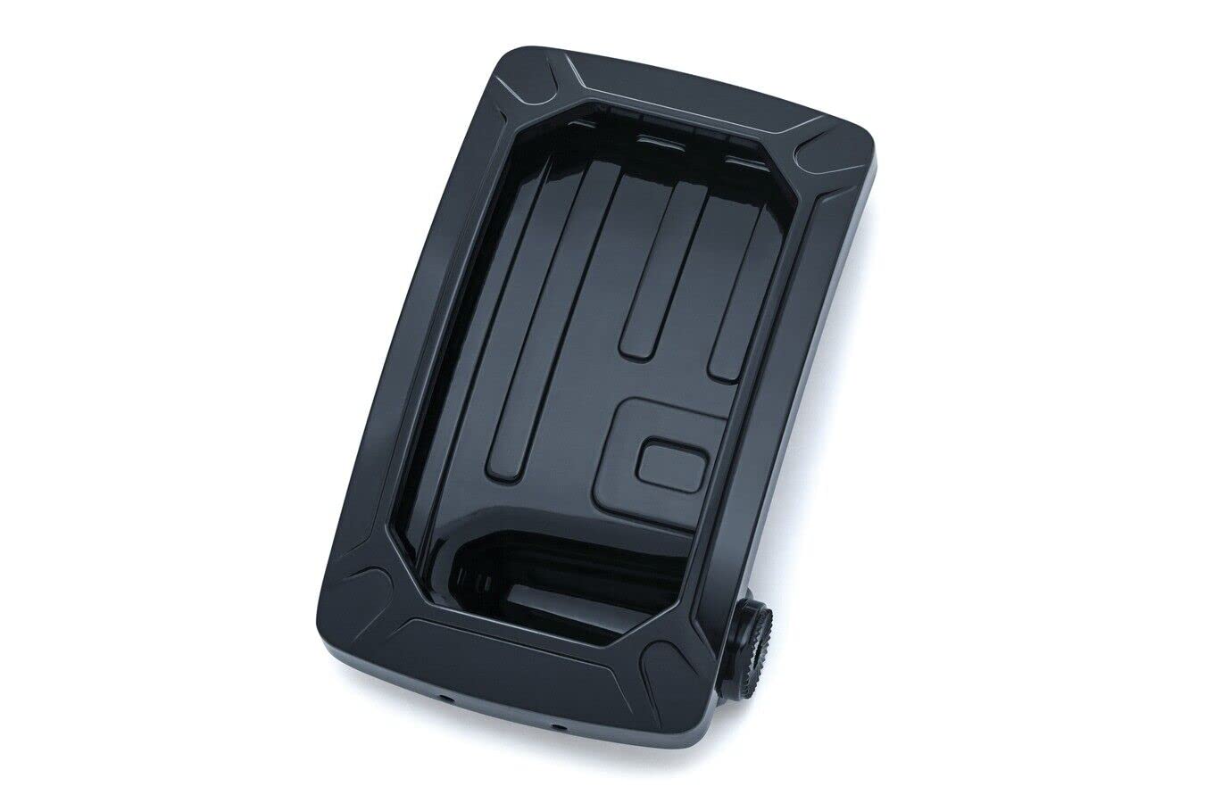 Kuryakyn 3191 Motorcycle Accent Accessory: Nova Curved License Plate Holder and Frame with Wraparound LED Illumination Lighting,