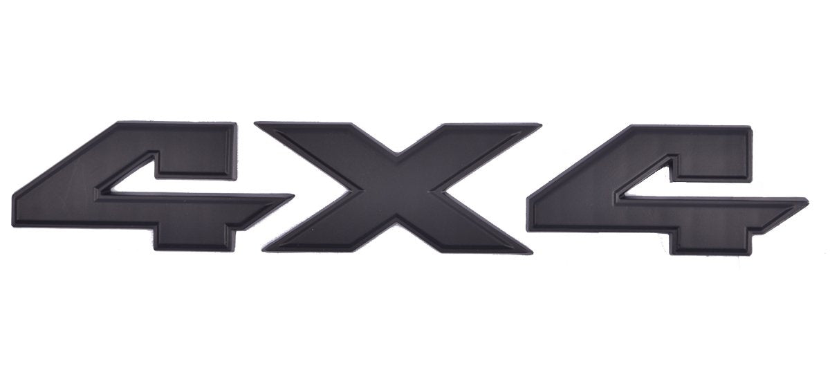Aimoll Ram 4X4 Emblems Nameplate 3D Decals Stickers Replacement For Ram 1500 2500 3500 (Matte Black)