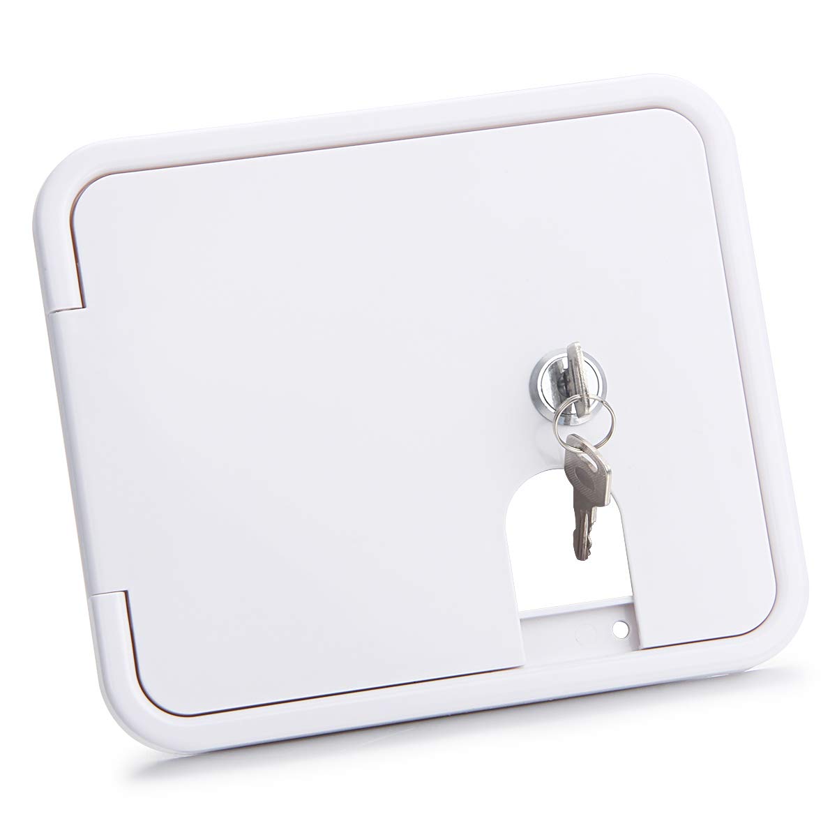 Lcgp Rv Access Door Electrical Cord Trailer Power Cord Cable Hatch Camper Hose Storage Door Compartment W 7-1/2 Inch, H 6-1/2 Inch