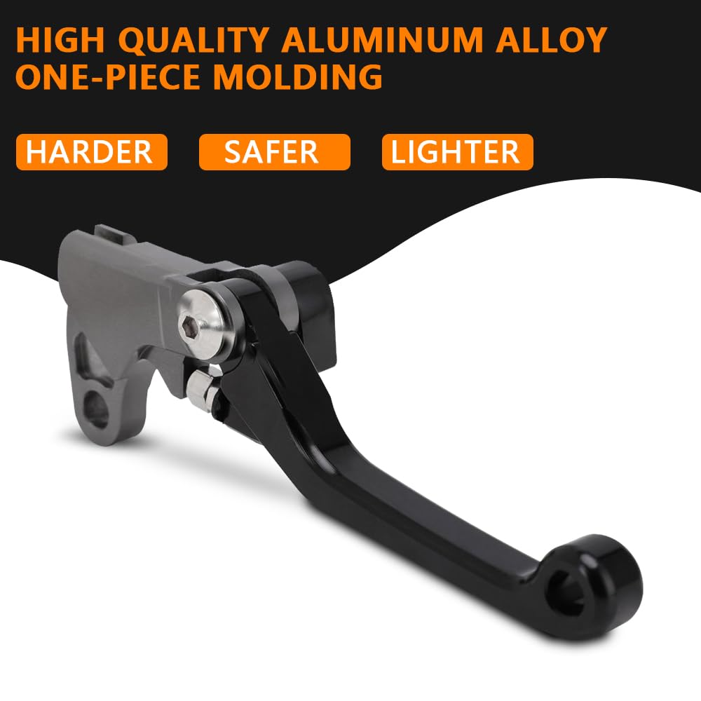 Jfg Racing Motorcycle Brake Lever Folding Levers Cnc For Klx 110 Klx110 Klx110L 2010-2023 Black