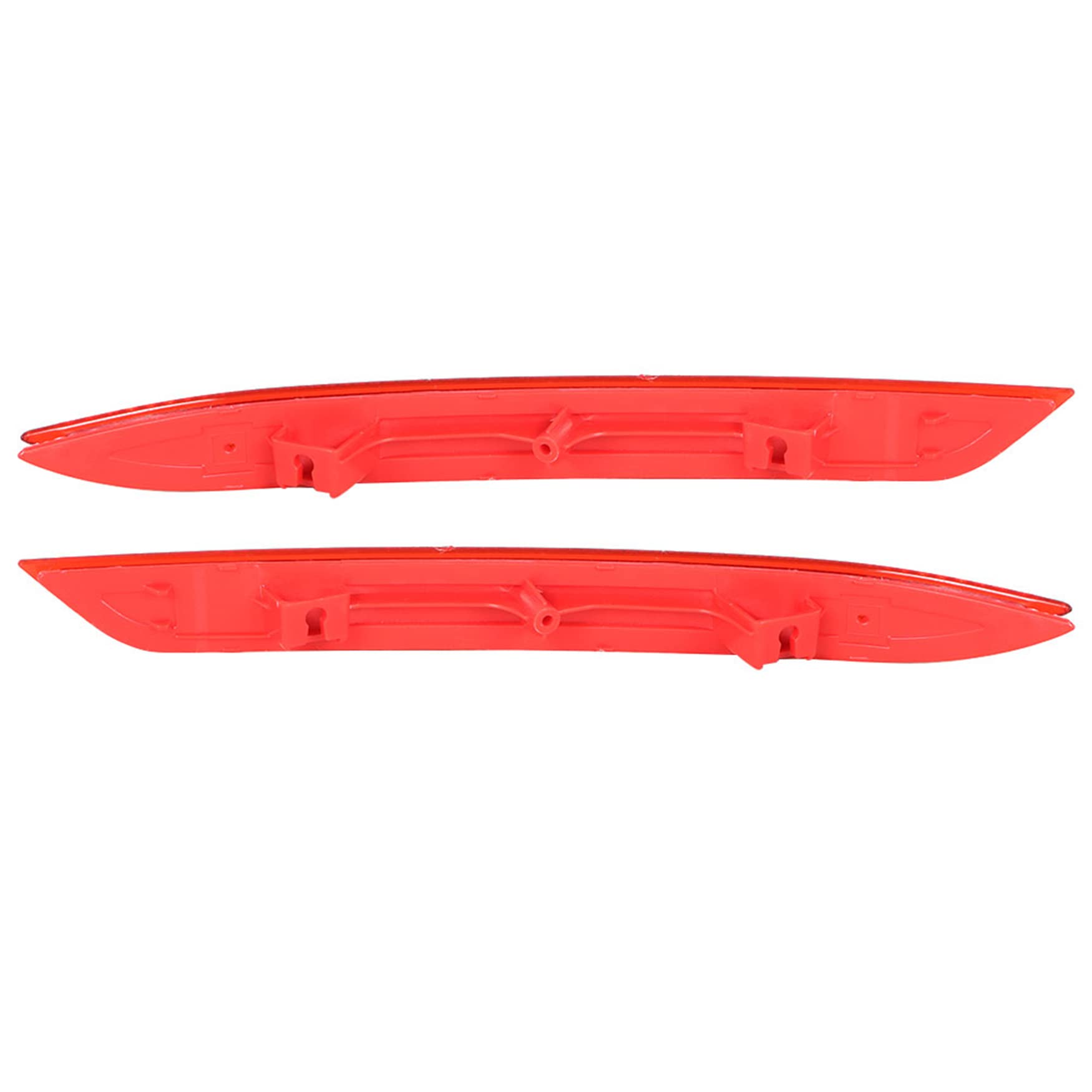 WFLNHB Red Rear Bumper Reflector Driver and Passenger Side Pair Replacement for 2016 2017 Honda Accord 33505T2AA11 33555T2AA11 H