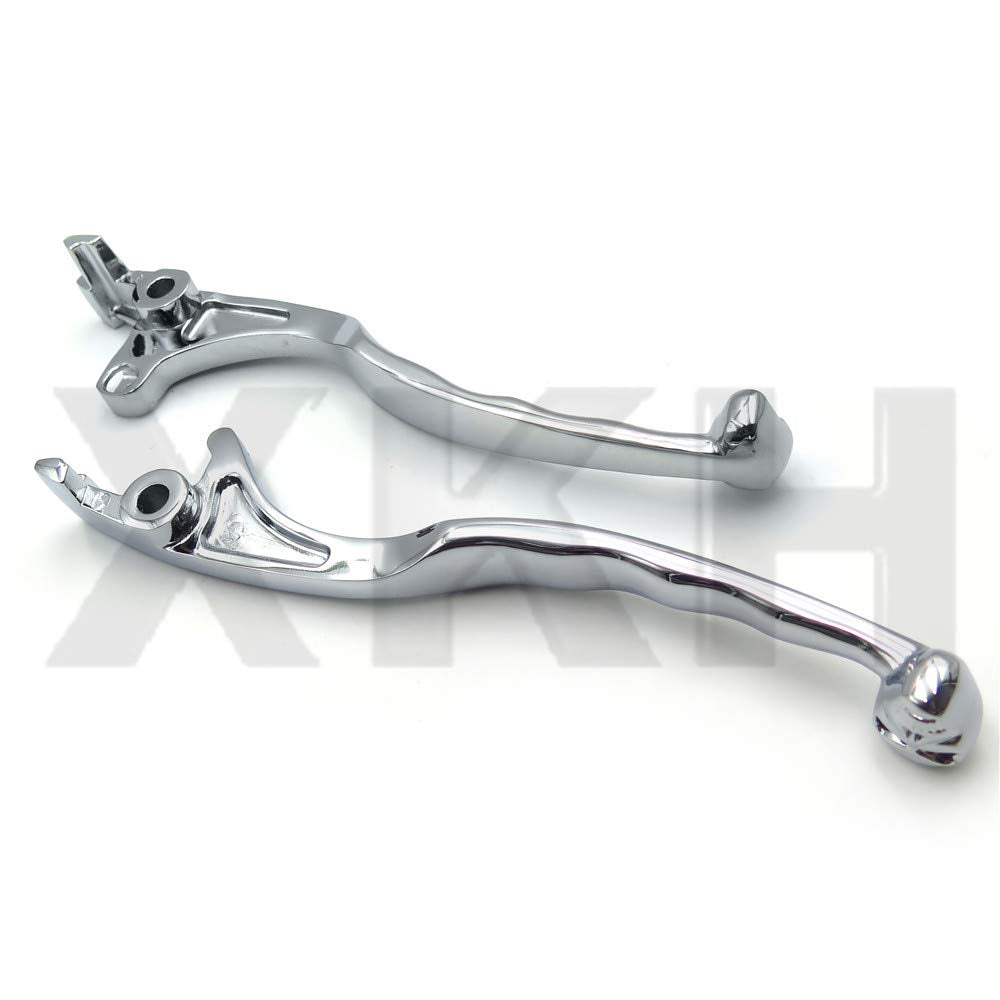 Smt-Chromed Brake Clutch Skull Hand Levers Compatible With Kawasaki Vulcan 1500 1600 2003-2008 [B00Rue9Nu2]