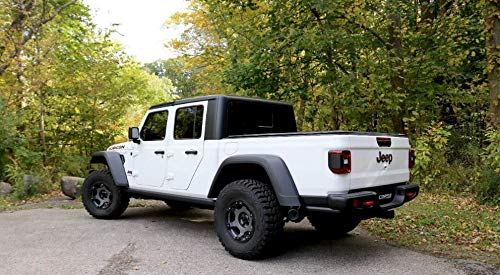 Corsa Exhaust 21060Blk Stainless Steel Cat Back Exhaust System Fits Jeep Gladiator Includes Muffer,Silver