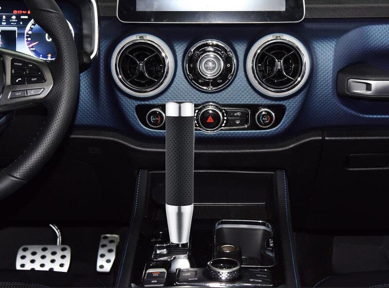 Abfer Tall Shift Knob Weighted Gear Stick Shifter Knob Car Long Shifting Lever Replace Extension Fit Most Manual Automatic Trans