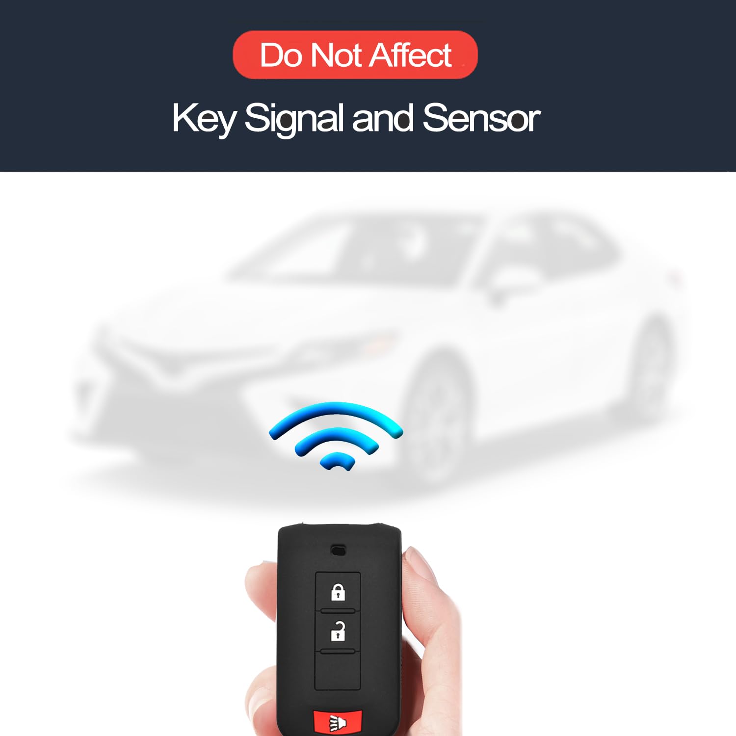 Infipar 2Pcs Compatible With Mitsubishi Eclipse Cross Lancer Mirage Montero Outlander Montero Sport Outlander Sport Smart 3 Butt