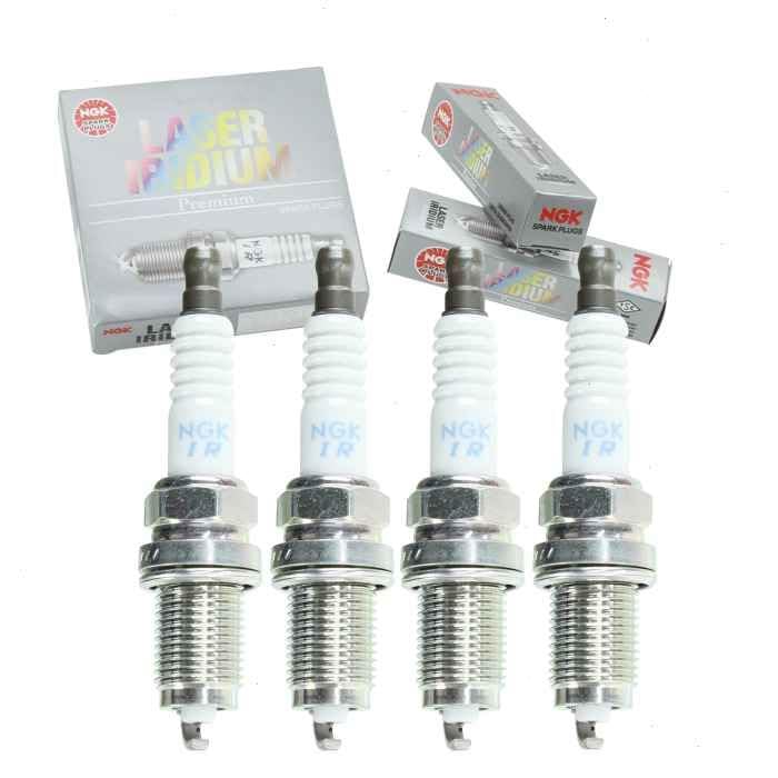 4 pc NGK Laser Iridium Spark Plugs compatible with Honda CR-V 2.4L L4 2002-2009