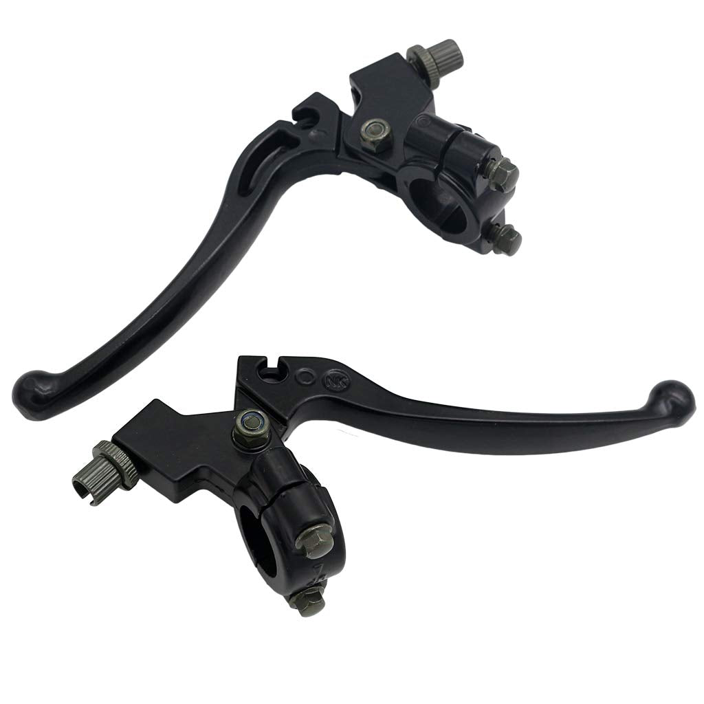 Cncmotok Left Right 7/8' 22Mm Clutch Brake Handle Levers Perch Compatible With Honda Xr80 Xr100 Crf70 Crf80 Crf100 Pit Dirt Motor Bike Motocross