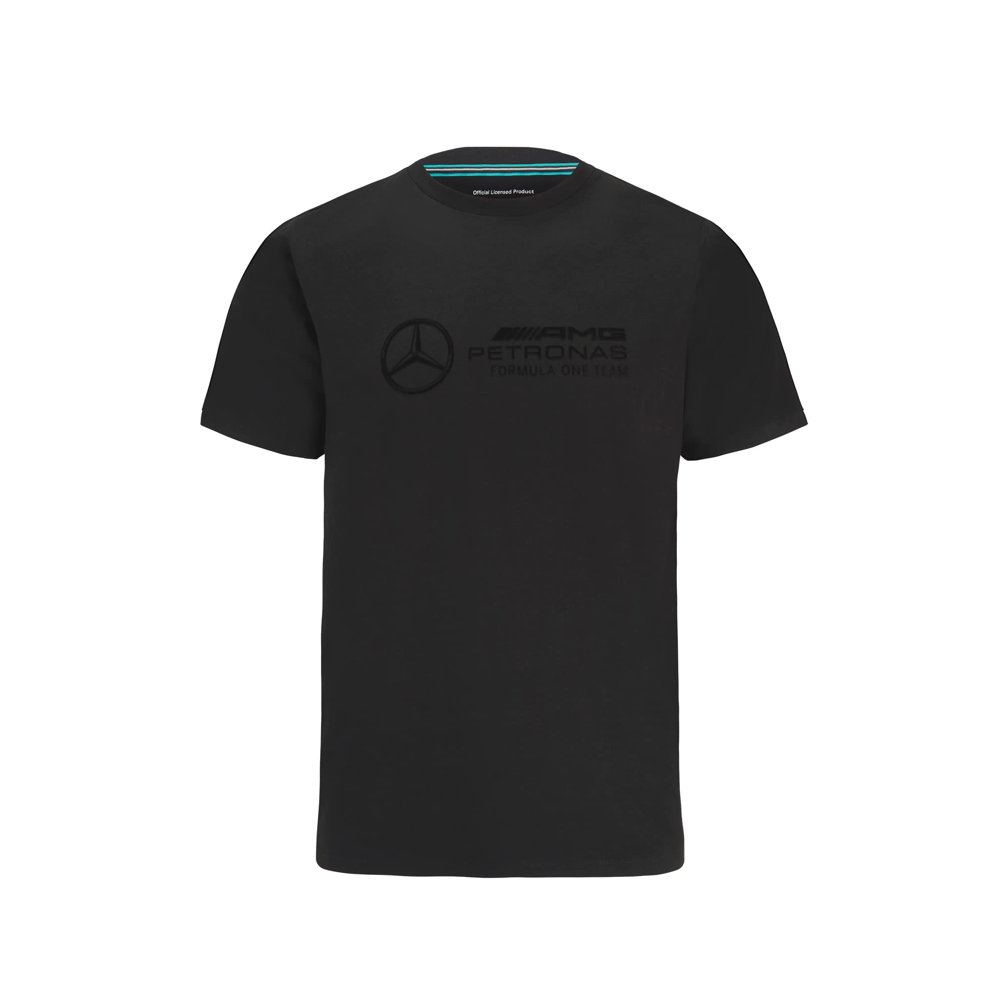 Mercedes Amg Petronas Formula One Team - Official Formula 1 Merchandise - Large Logo T-Shirt - Black - Xl
