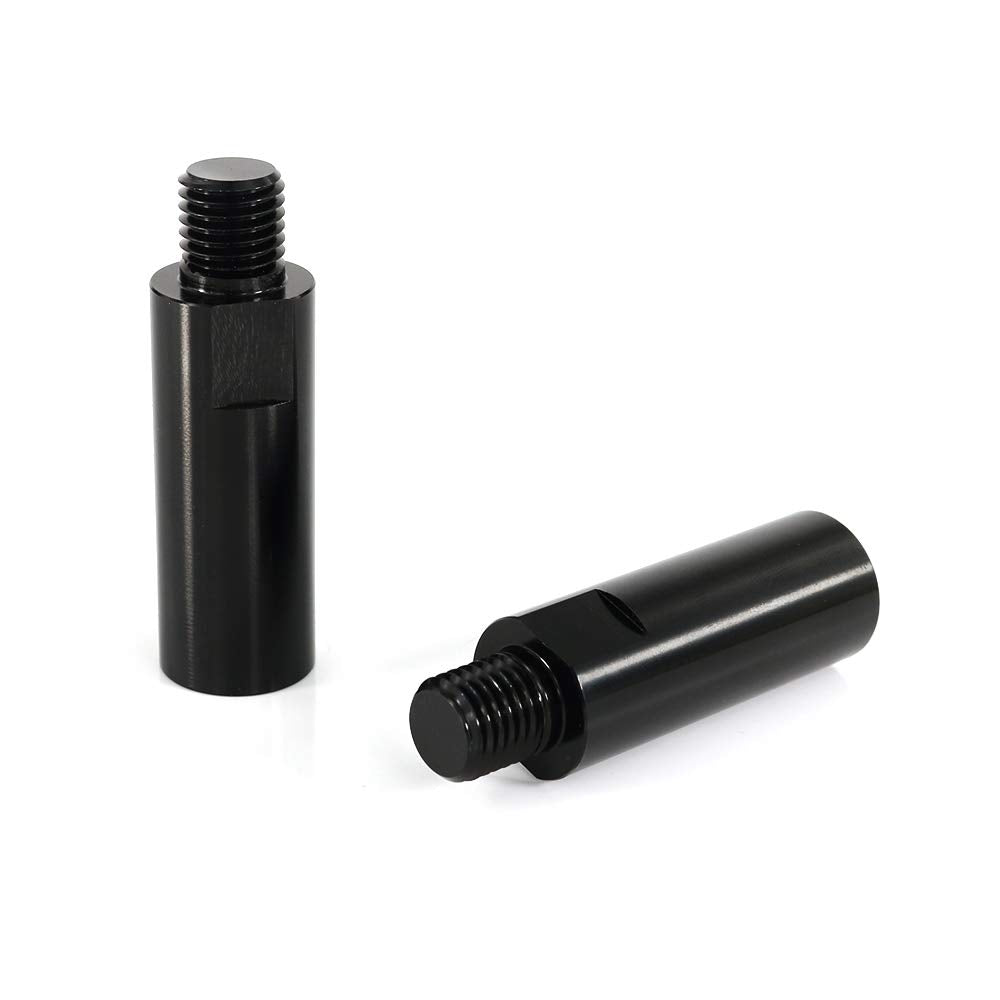 Xitomer 4 pcs 40mm Mirror Risers M10 x 1.25 Motorcycle Rear View Mirror Extenders, Fit for Grom MSX125/ Z800 / DL650 / MT-07 FZ-