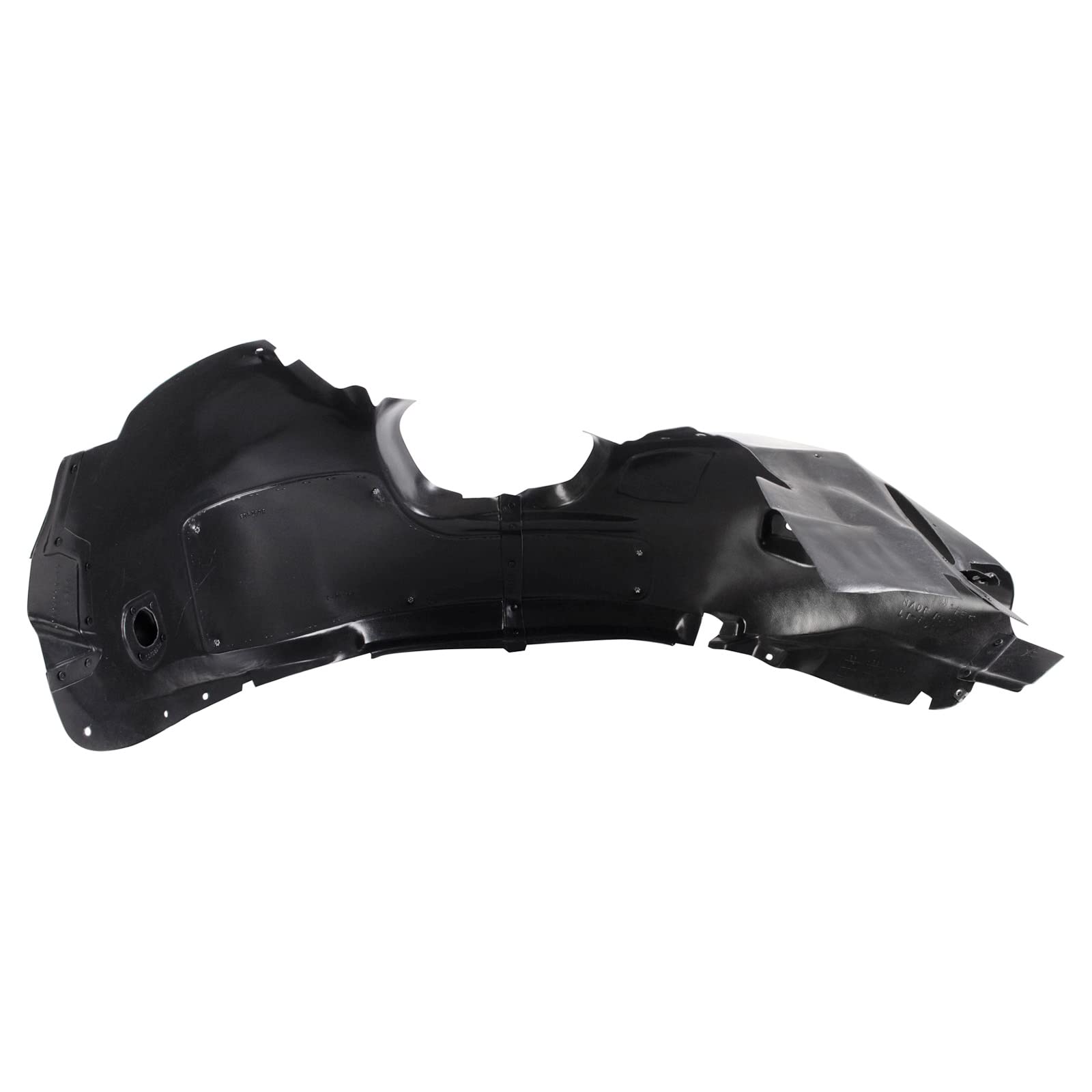 Trq Front Inner Fender Liner Set Compatible With 2016-2018 Ford Focus Fo1248182 Fo1249182