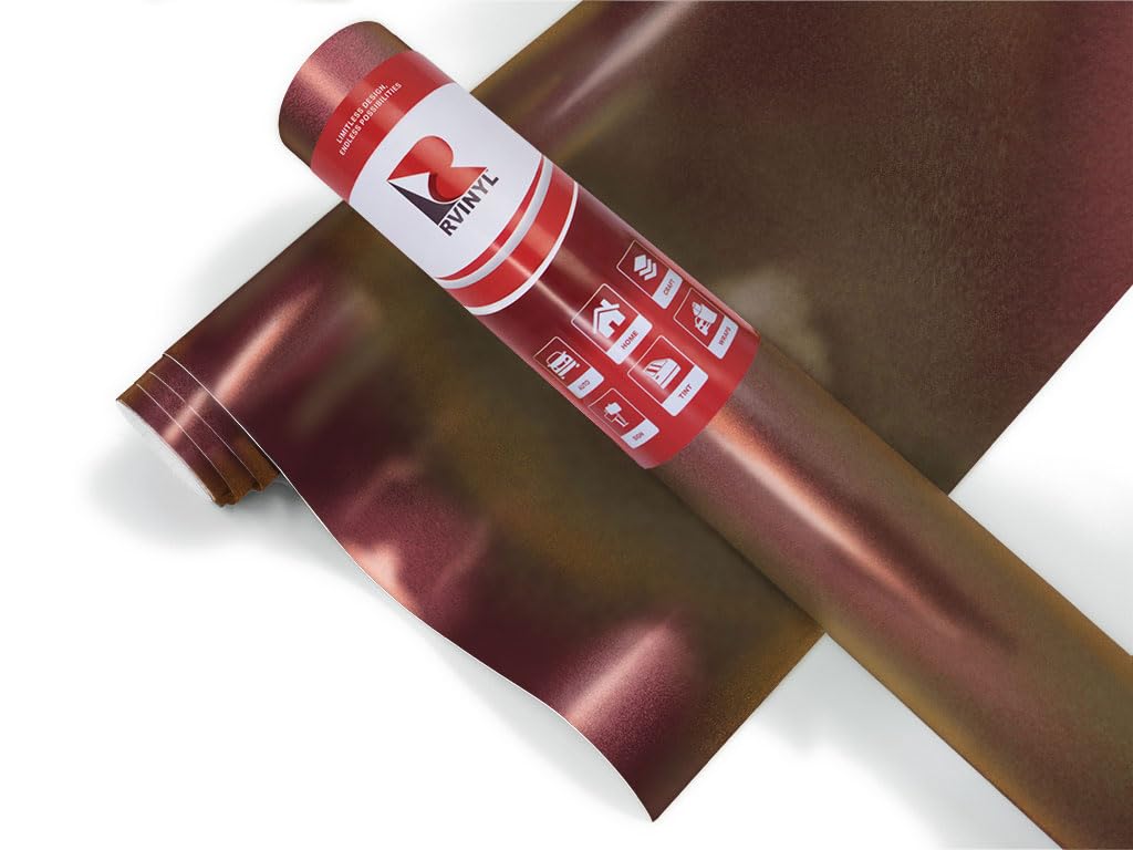 3M 2080 Series Sp236 Satin Flip Volcanic Flare - 5Ft X 2Ft - Dual Cast Car Wrap Vinyl Film - Controltac Air Release Adhesives -