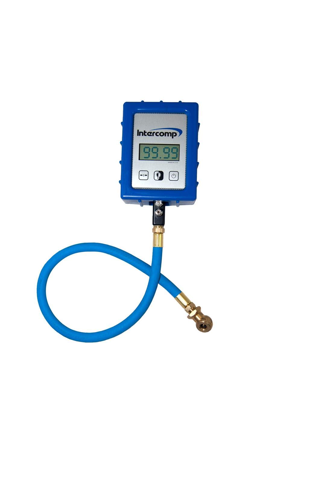 Intercomp Tire Pressure Gauge, 0-99 psi, Digital, 1/10 lb Increments, Case Included, Each (360045)
