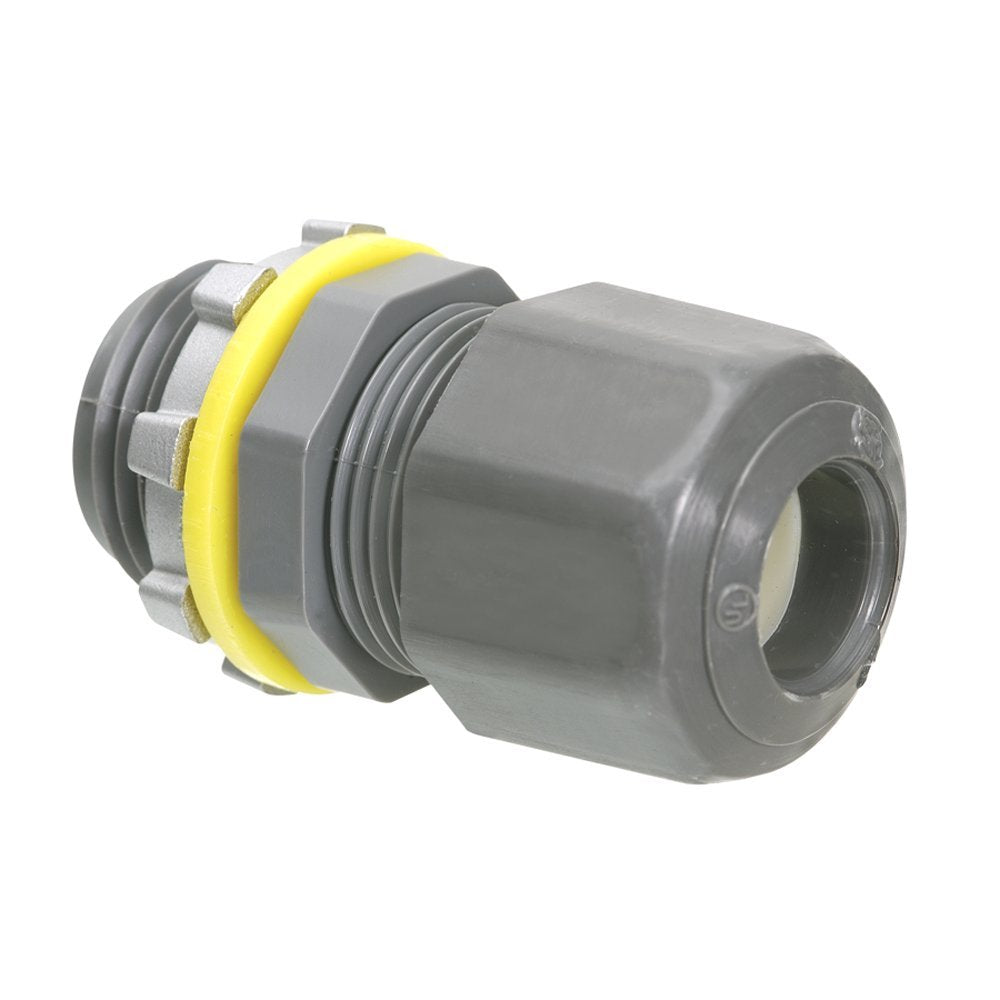 Arlington Industries Lpcg503 1/2-Inch Low-Profile Strain Relief Cord Connectors, 25-Pack