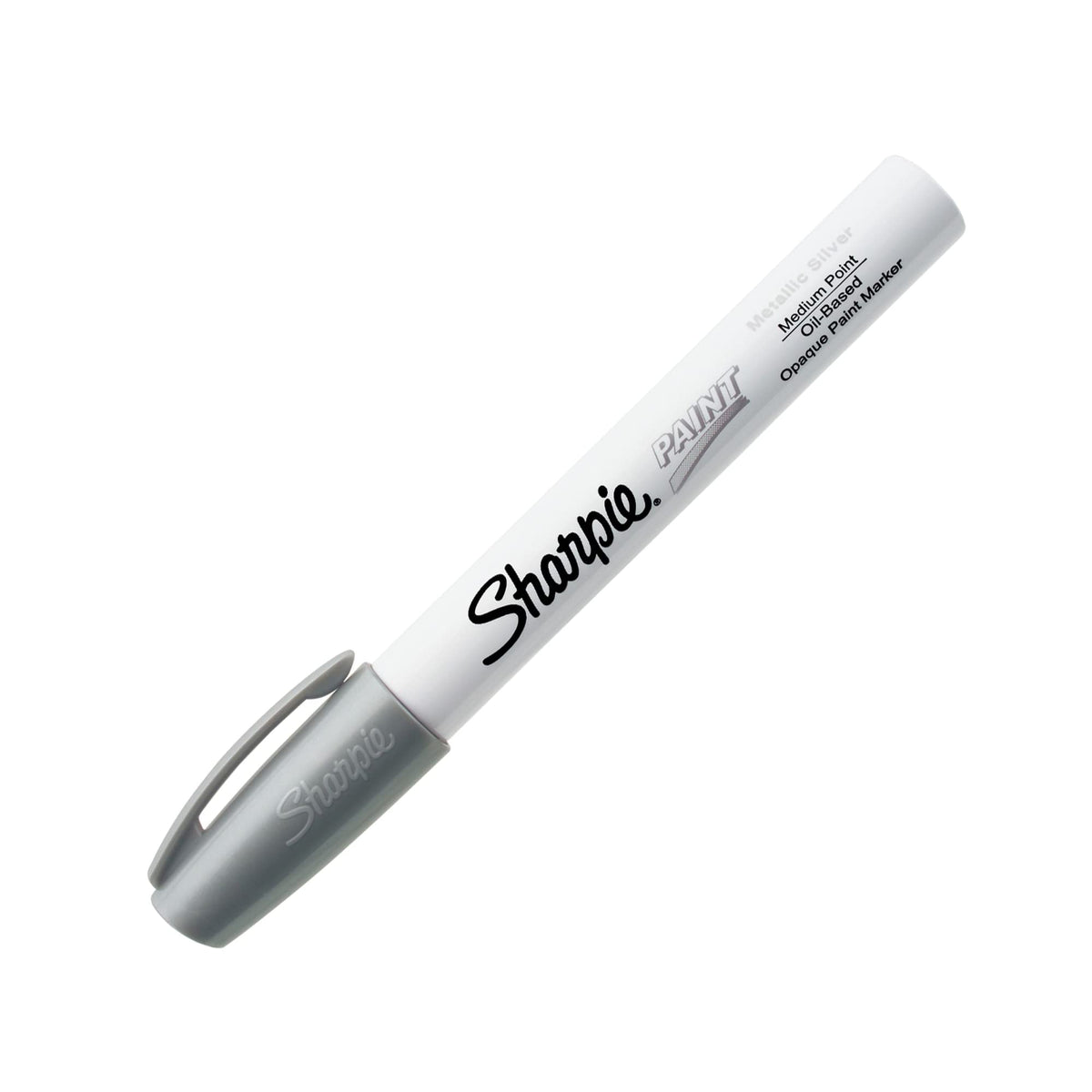 Sharpie 35560 Paint Marker, Oil Base, Medium Point, Silver