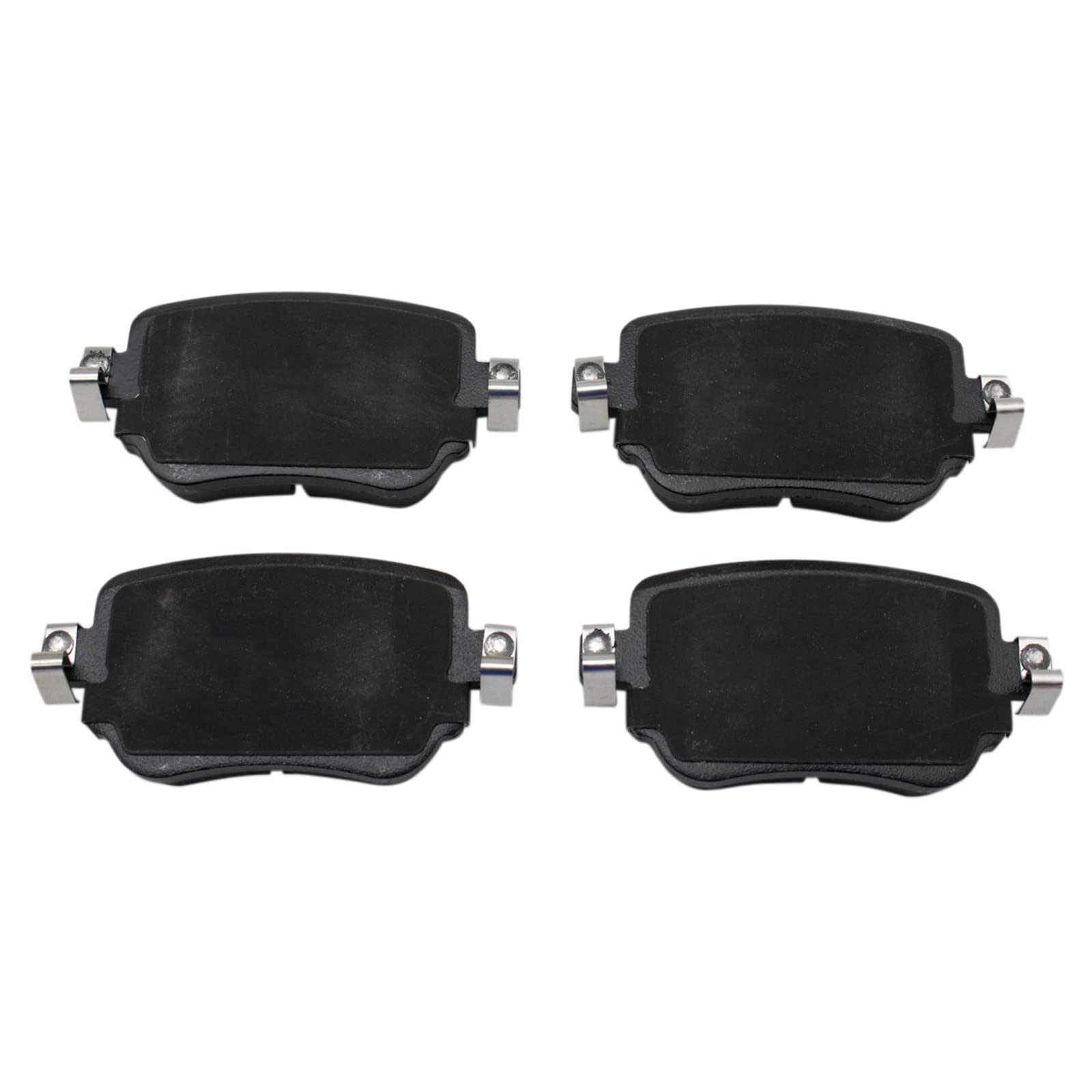 TRQ Rear Brake Pads Ceramic Compatible with 2016-2018 Audi Q3 Q3 Quattro 2015-2021 Volkswagen Golf 2017-2019 Golf Alltrack 2015-