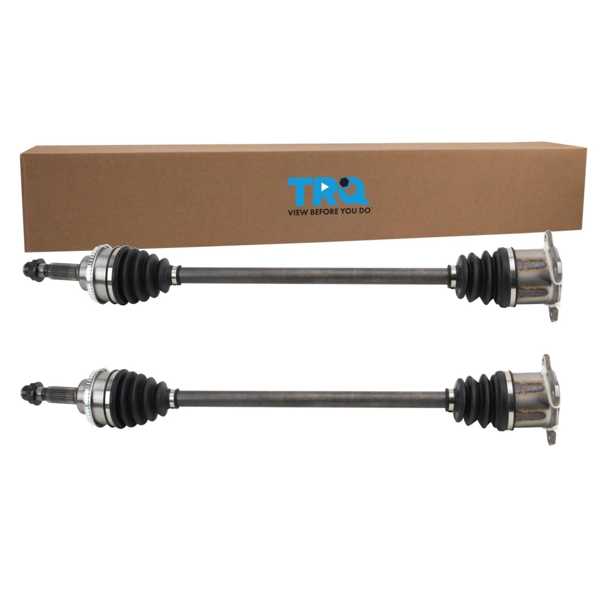 TRQ Rear CV Axle Shaft Assembly Set Driver & Passenger Side Compatible with 2004-2010 Toyota Sienna