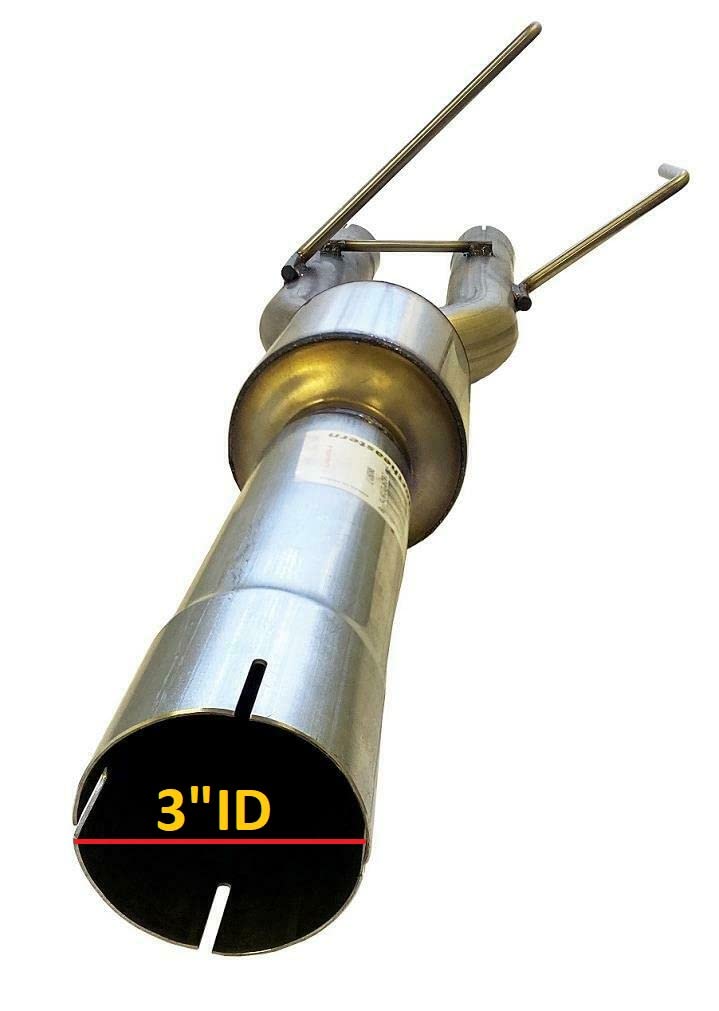 Northeastern Exhaust | Stainless Steel Dual Performance Direct Fit Muffler Compatible For Dodge Ram 1500 2009-2018 Agressive Series | Automotive Replacement Part