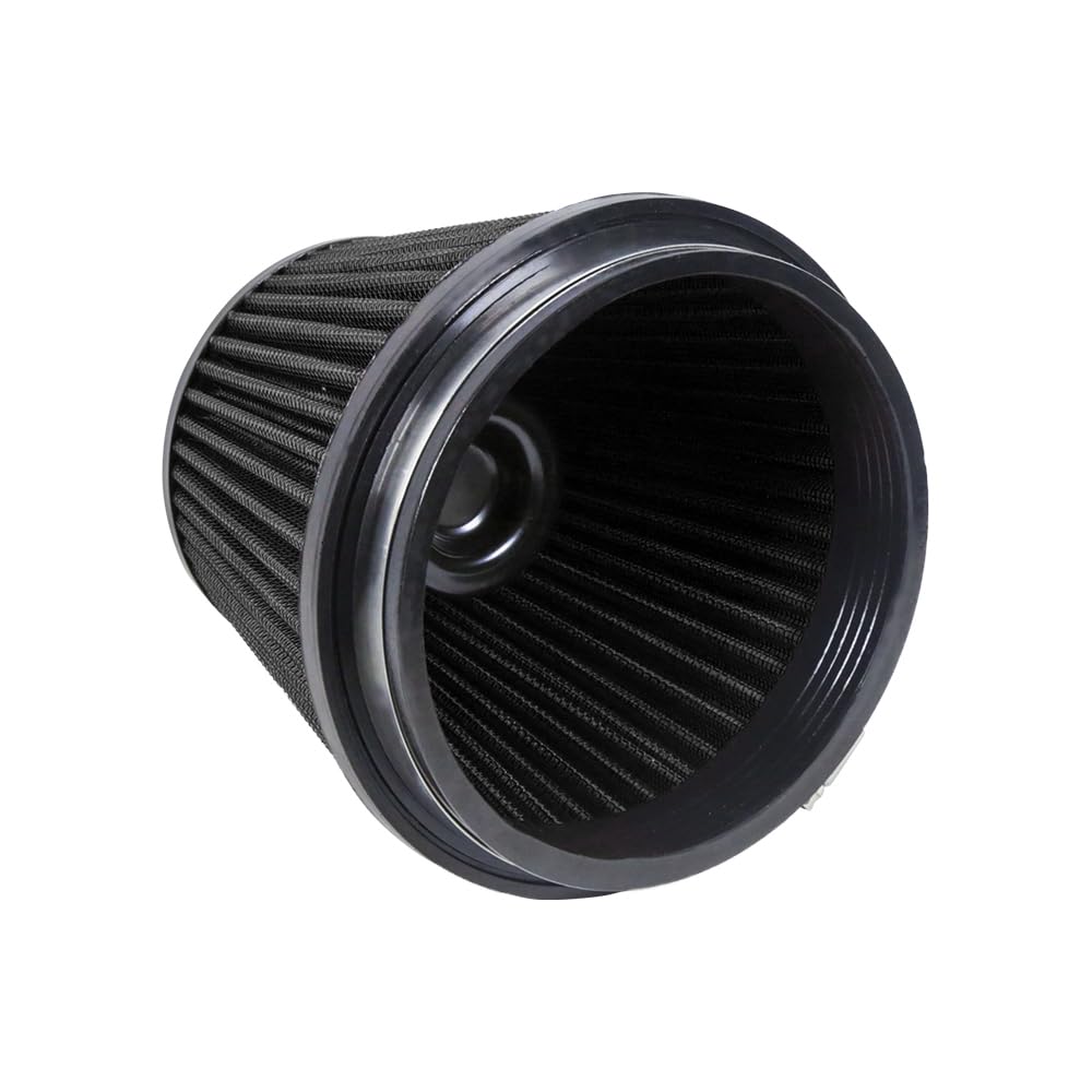 3/3.5/4Inch Inlet Cold Air Intake Cone Replacement Performance Washable High Flow Dry Air Filter (Blue)