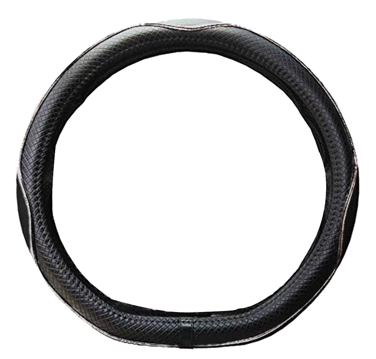 Mayco Bell Flat Bottom Steering Wheel Cover Anti-Slip,Safety,Soft,Breathable,Durable,Full Surround,Comfortable Grip Microfiber L