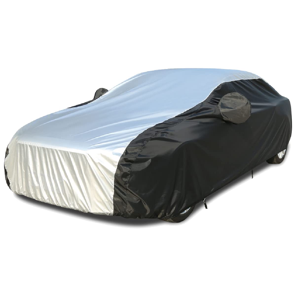 Coverado Car Cover Waterproof All Weather, 210D Lightweight Full Exterior Covers Snow Wind Sun UV Protection, Outdoor Car Covers