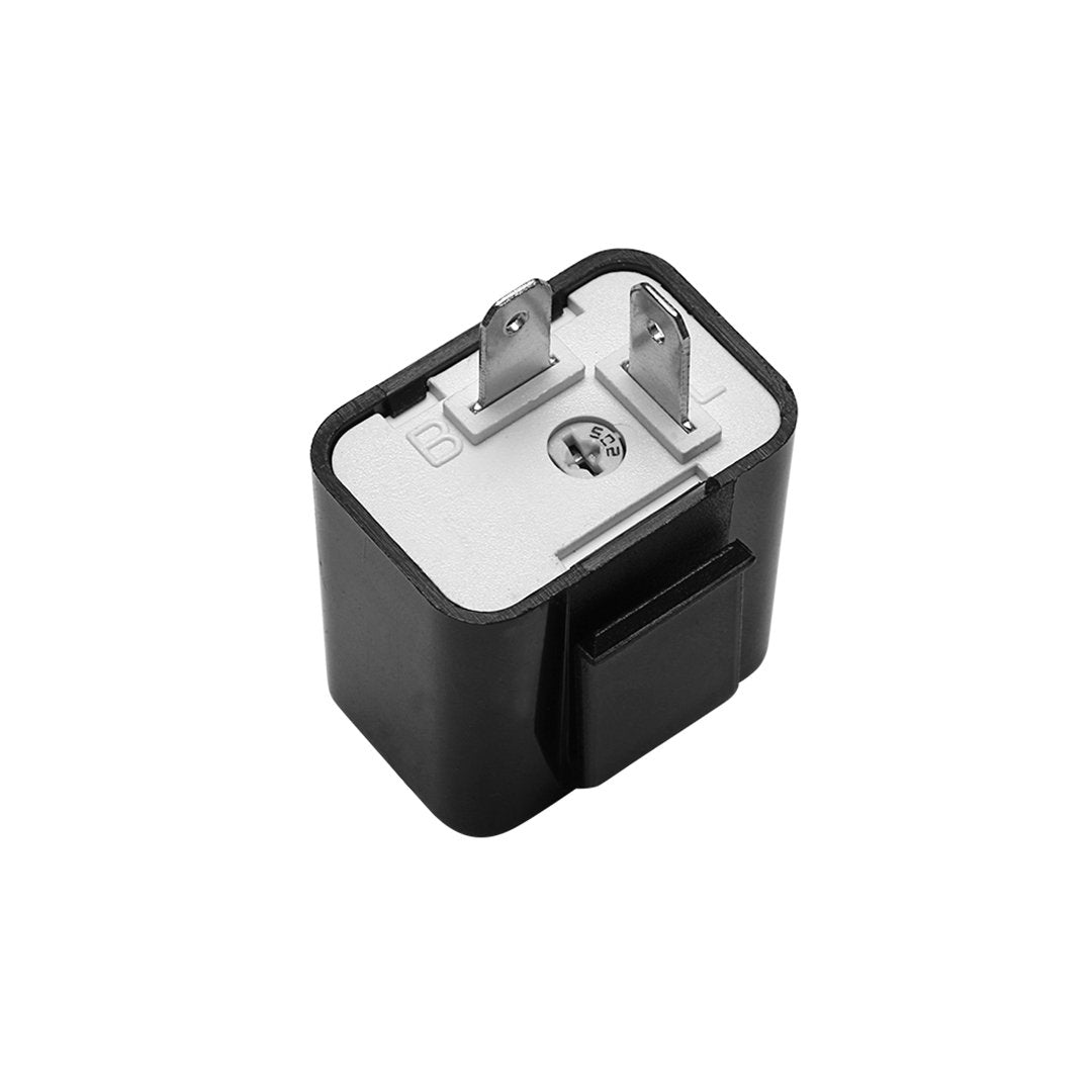 12V Speed Adjustable 2 Pin Direct Replacement Compatible Led Electronic Flasher Relay Fix Car And Motorcycle Turn Signal & Hazar