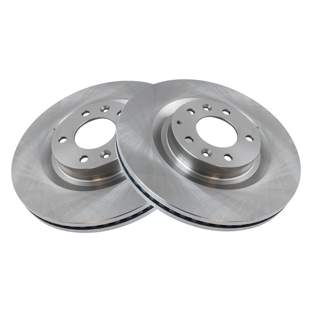 Trq Front Brake Rotors Set Vented Compatible With 2007-2015 Mazda Cx-9