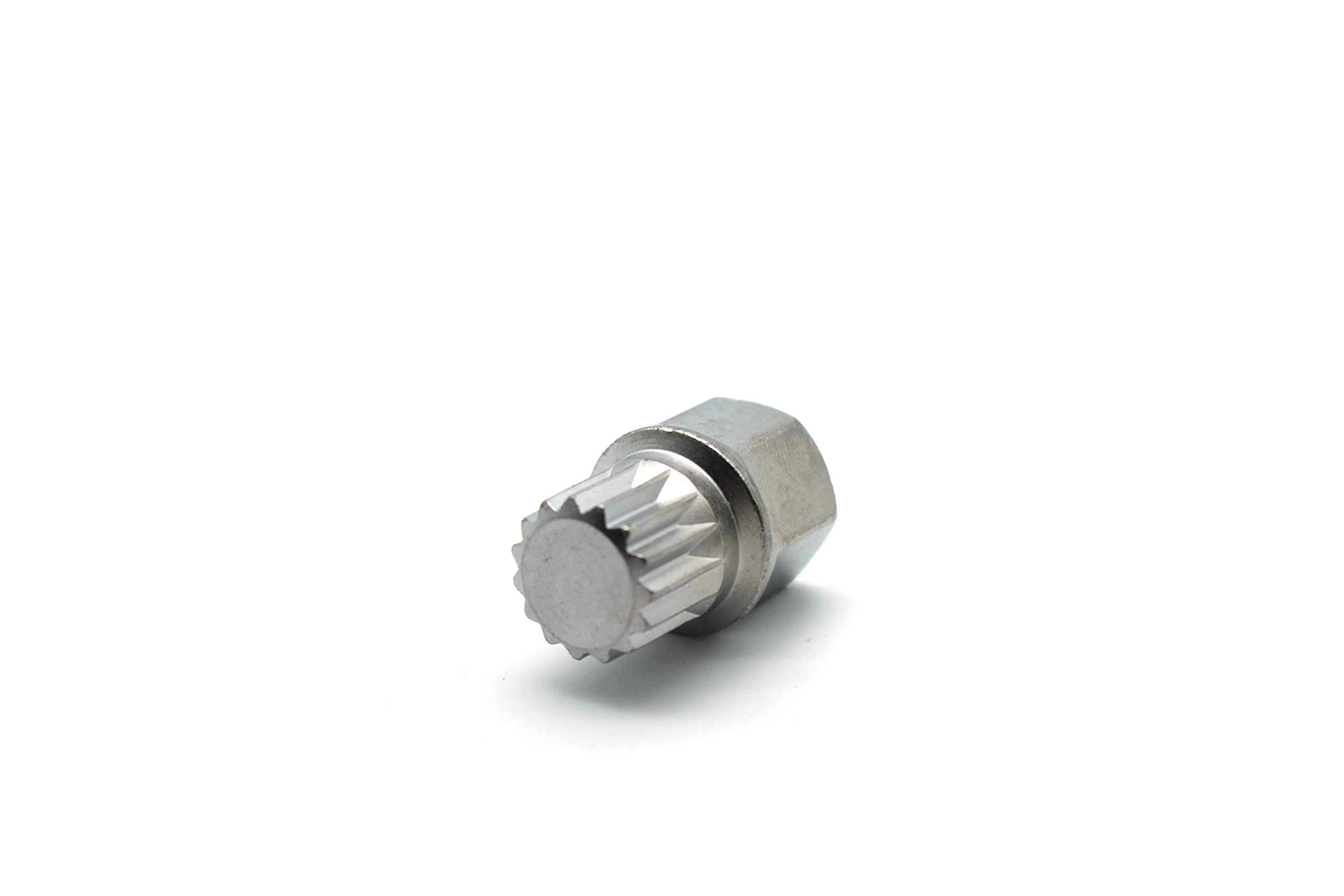 TEMO Abc4/15Pt Wheel Lock Lugnut Anti-Theft Lug Nut Screw Removal Key Socket S3057 for Vw Audi