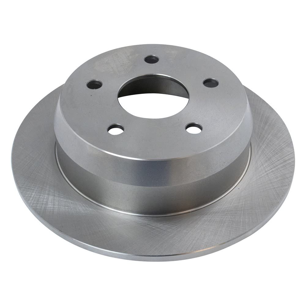Trq Rear Brake Rotors Set Solid Compatible With 1999-2004 Jeep Grand Cherokee