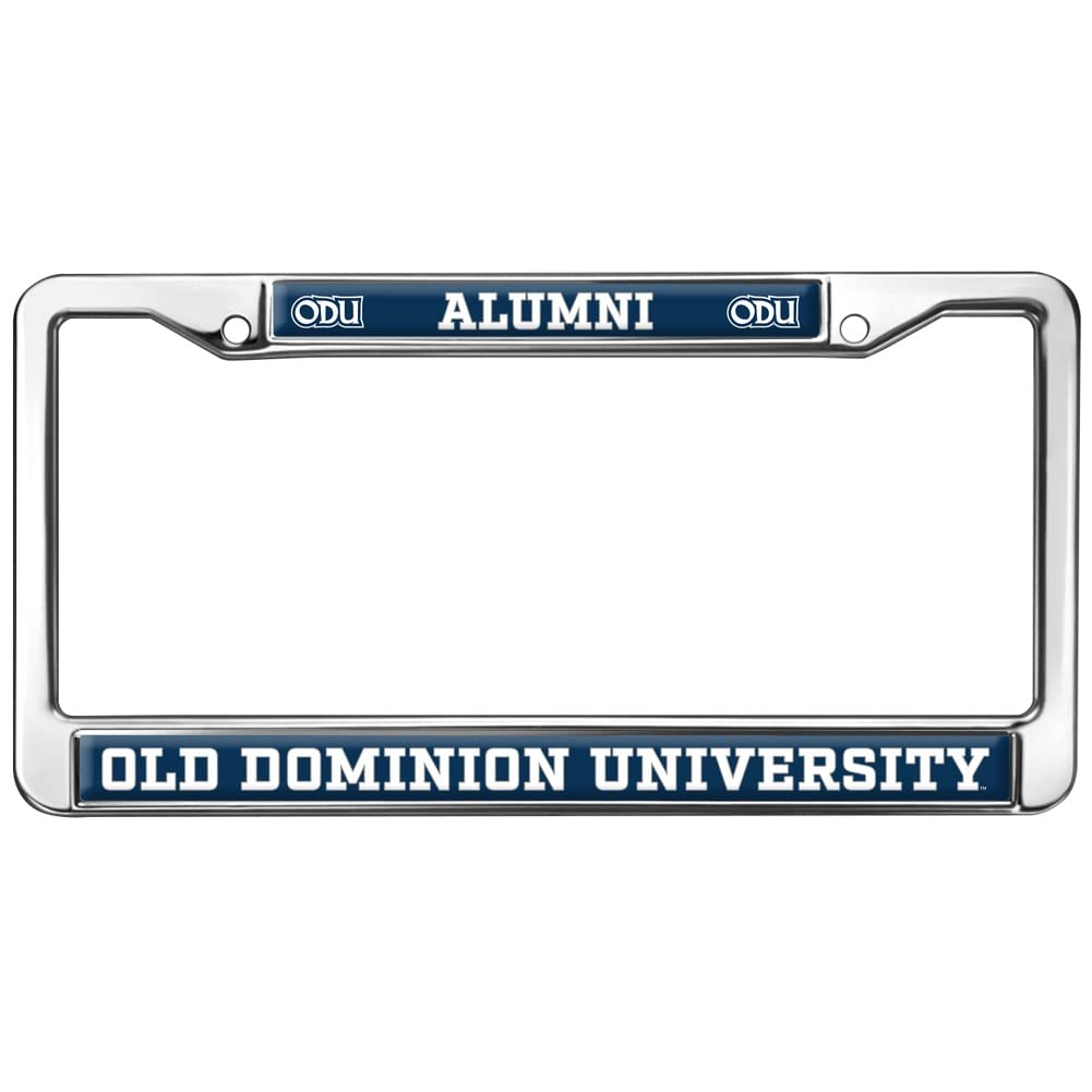 Old Dominion University Alumni Logo Full Size Standard License Plate Metal Frame