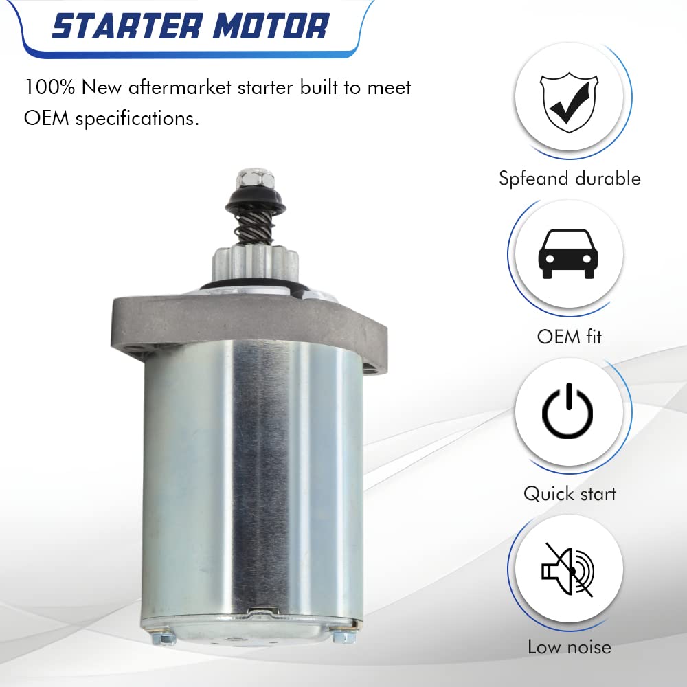 Starter Motor Compatible With Kawasaki Cub Cadet Mower Fs541V Fr600V Fr691V Fr730V Fr730V Fr651V Fs481V 21163-0749, 21163-0711, 21163-0714, 21163-7035, 21163-7034, 21163-0722