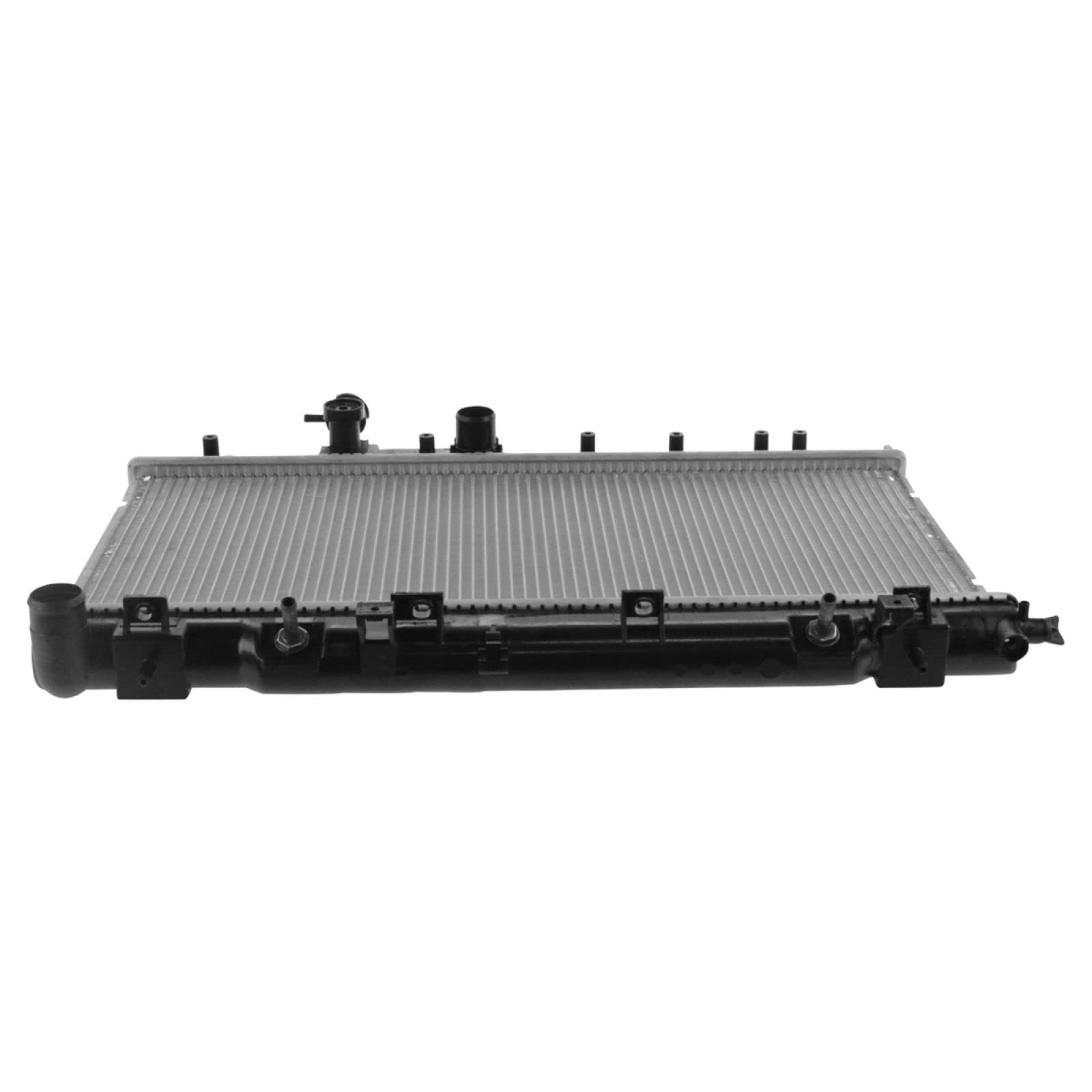 Trq Radiator Assembly Aluminum Core Compatible With 02-07 Subaru Impreza Cu2464 Su3010140