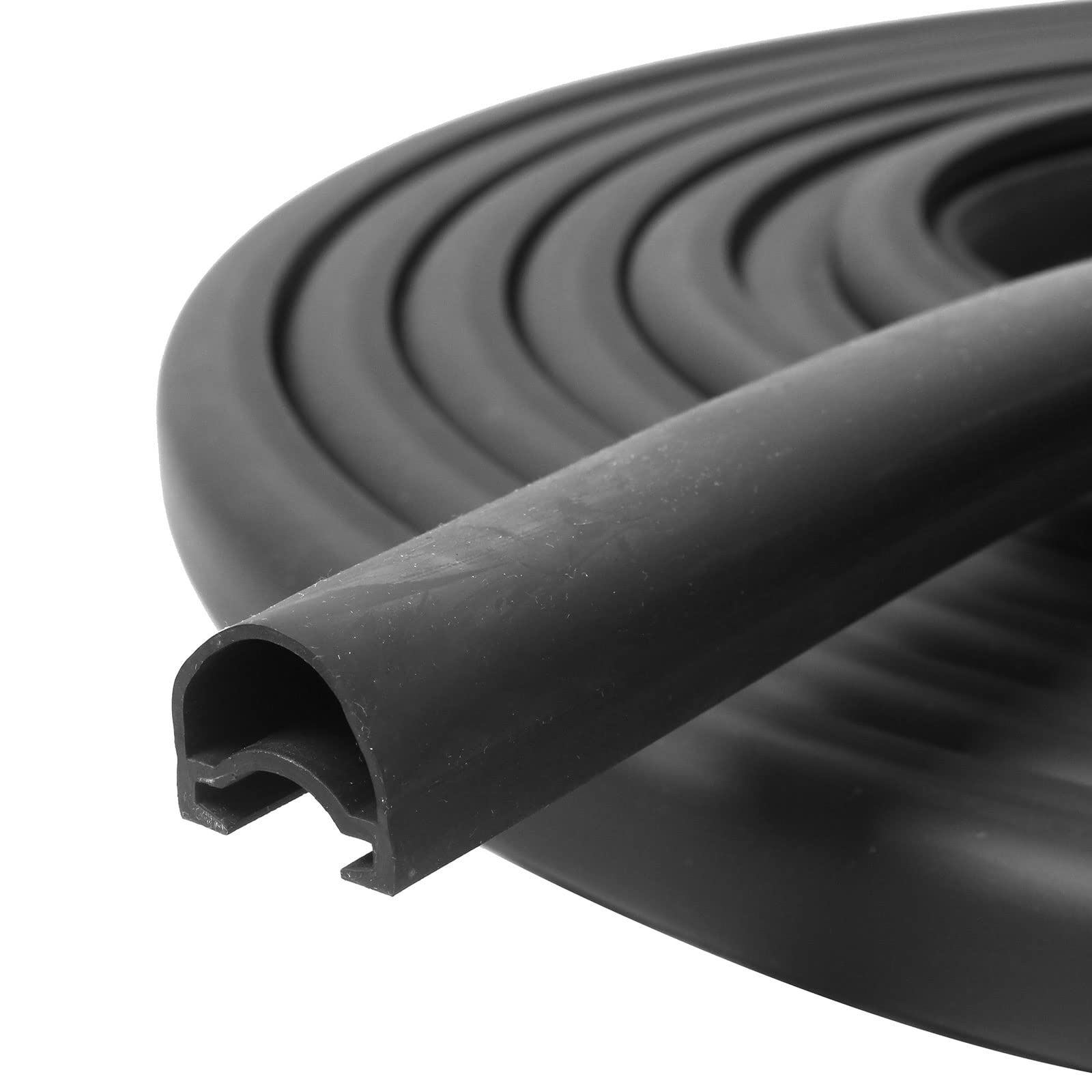 RV Slide Out Seal 1 * 15/16 Inch * 35' D-Seal Wiper Weather Stripping 018-312-EKD Replacement for RV Camper Slideout System Blac