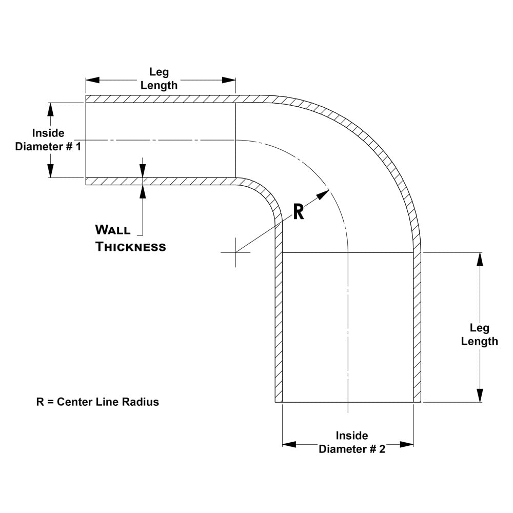 Hps Htser90-100-138-Blue Silicone High Temperature 4-Ply Reinforced 90 Degree Elbow Reducer Coupler Hose, 75 Psi Maximum Pressur