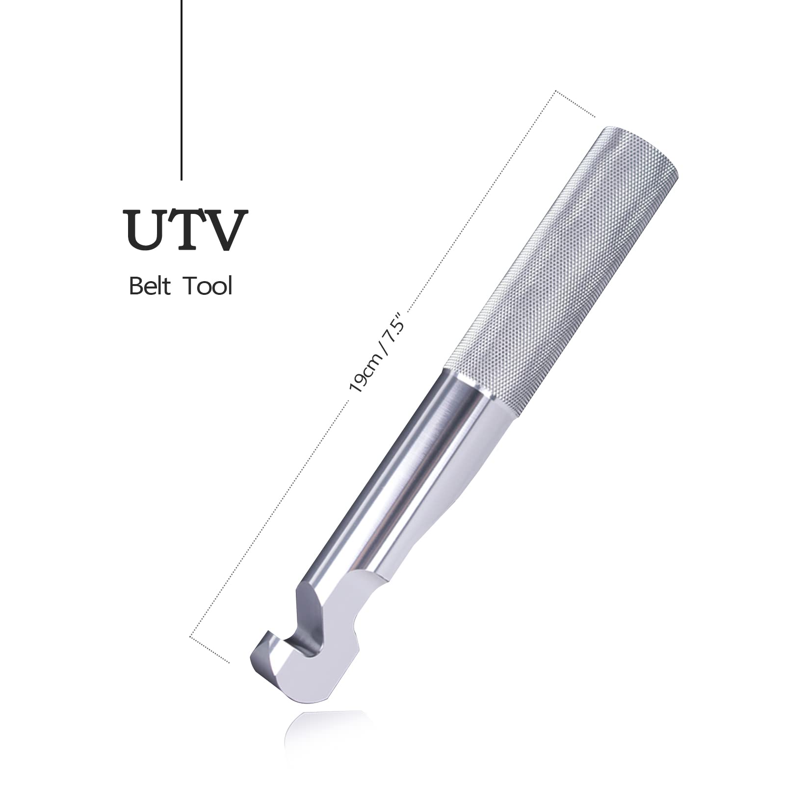 UNIGT Clutch Cover Removal Tool Compatible with Polaris RZR XP Turbo, RS1 Ranger XP 1000 Reversible Belt Changing Tool with Sock