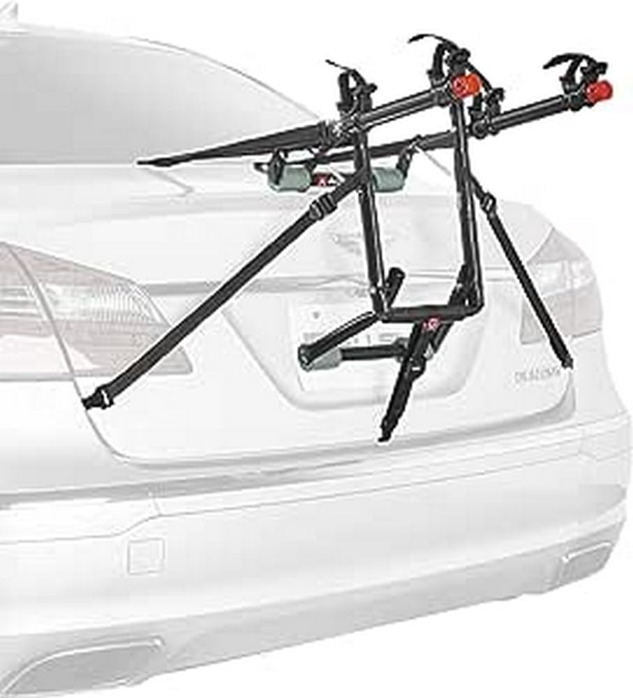 Allen Sports Deluxe 2-Bike Trunk Mount Rack, Model 102Dn-R, Black