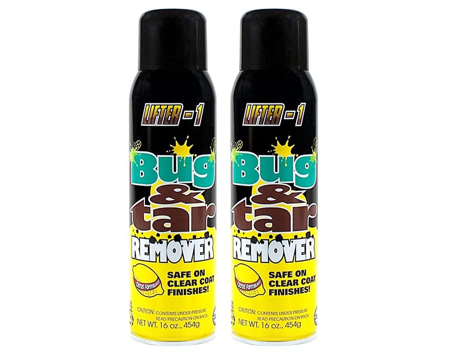 Lifter-1 Bug And Tar Remover For Cars, Trucks, Rvs, And Suvs, Fresh Citrus Spray For Stuck On Grime, Clean Auto Detailing Access