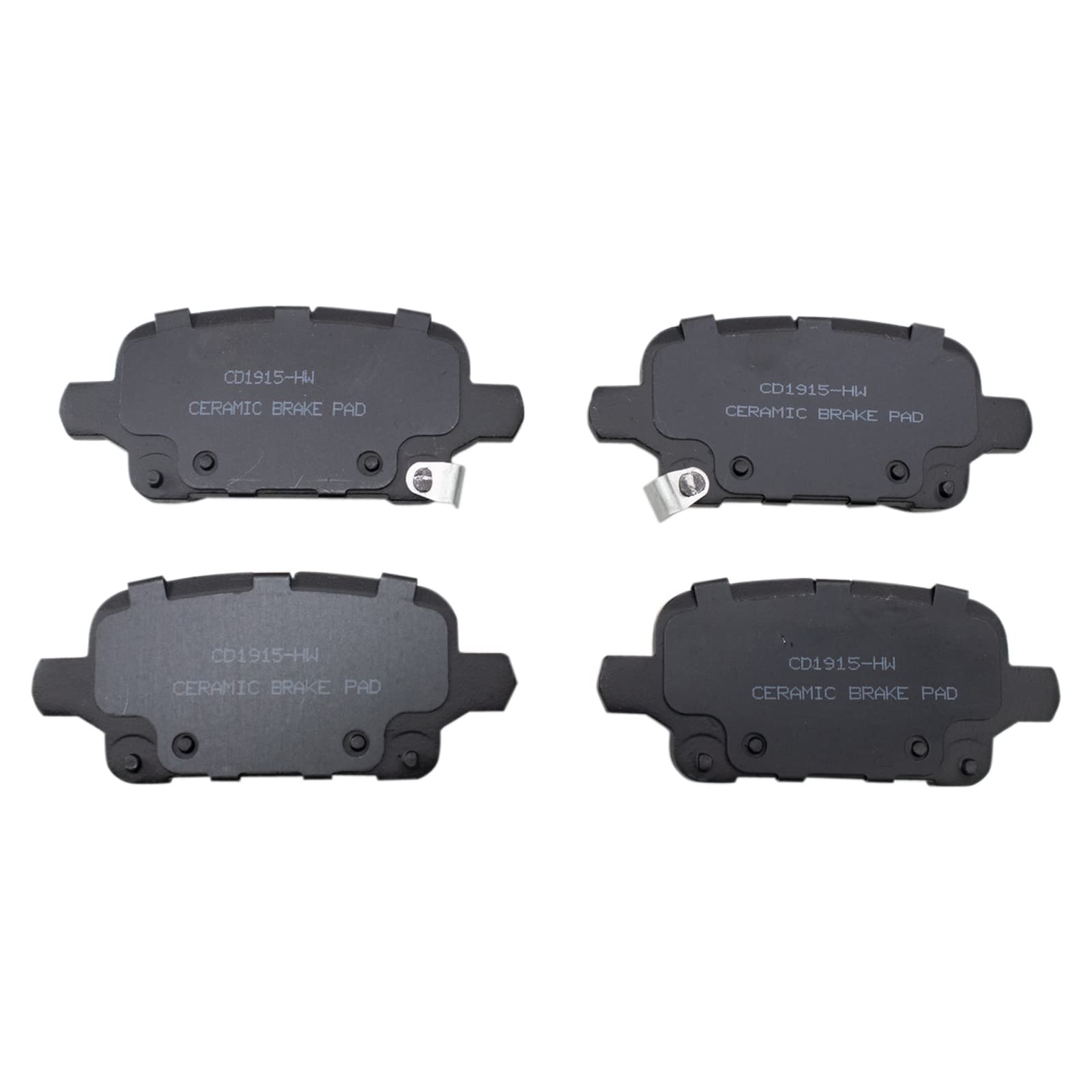 TRQ Front Brake Pads Ceramic Compatible with 2017-2021 Honda Clarity 2017-2022 CR-V