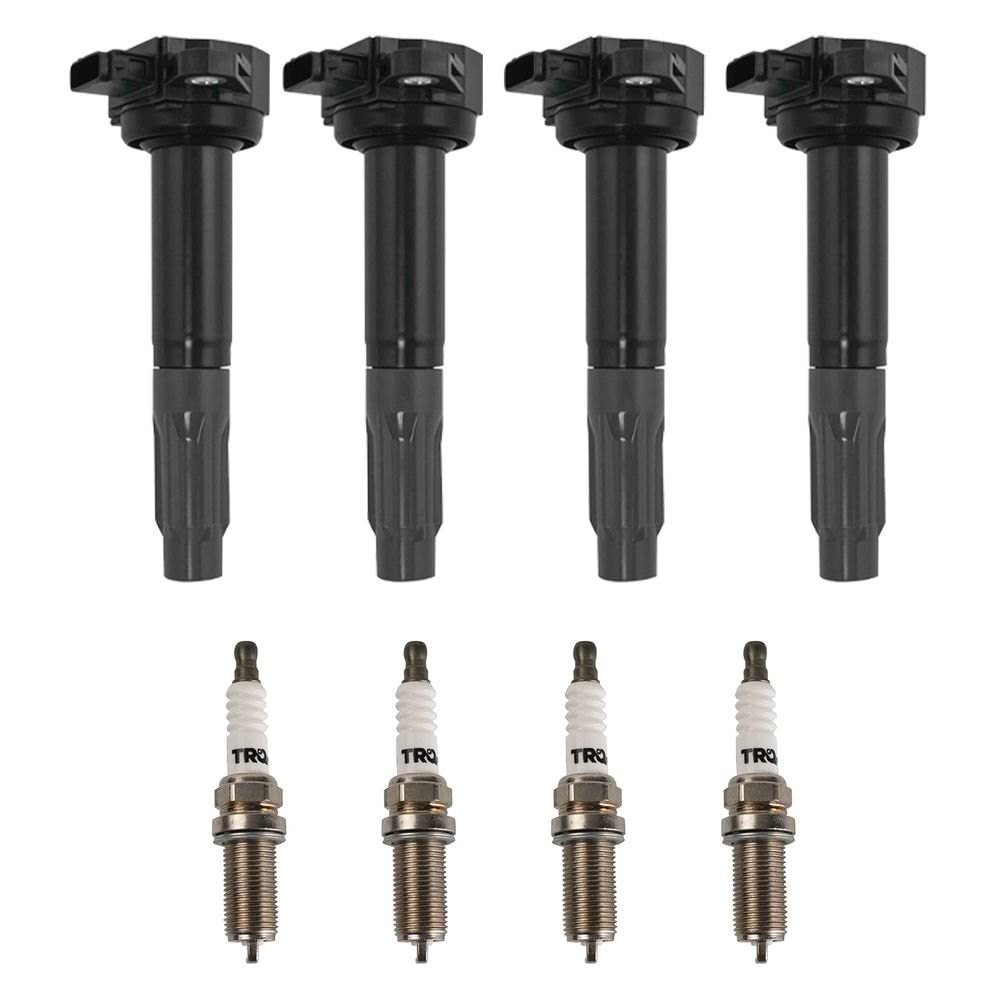 Trq Ignition Kit Ignition Coil Spark Plugs Compatible With 2010-2012 Subaru Legacy Outback