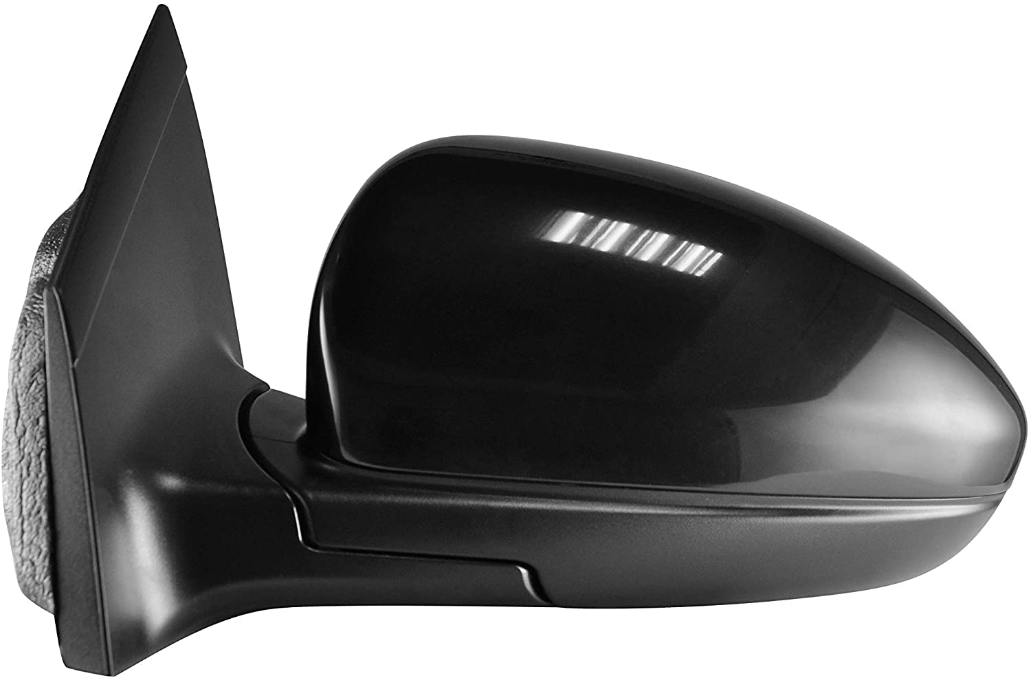 Dependable Direct Driver Side Unpainted Side View Mirror Compatible with 2011-2015 Chevy Cruze, 2016 Chevy Cruze Limited - Power