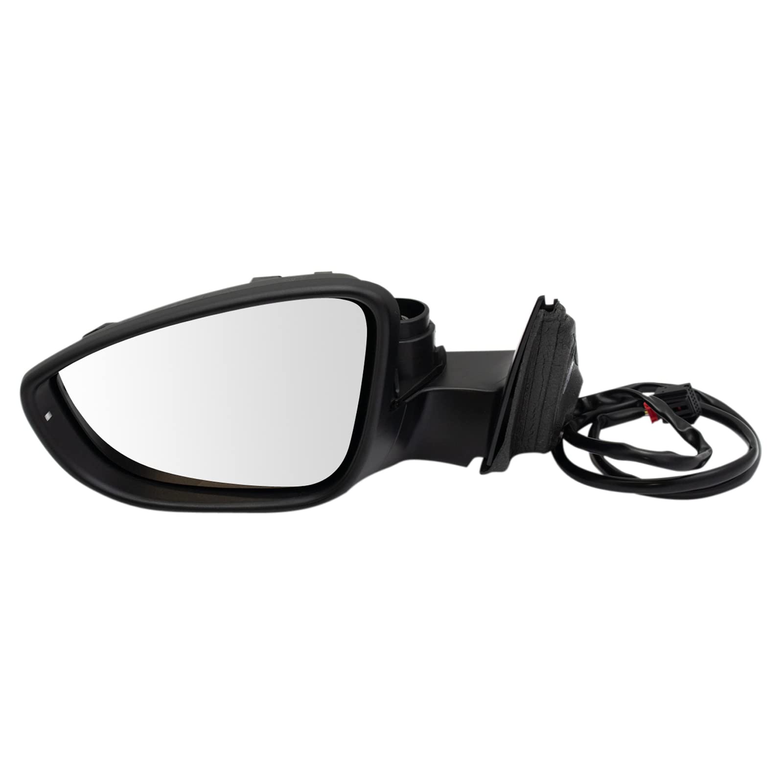 TRQ Left Mirror Drivers Side Compatible with 2016-2021 Volkswagen Passat VW1320162