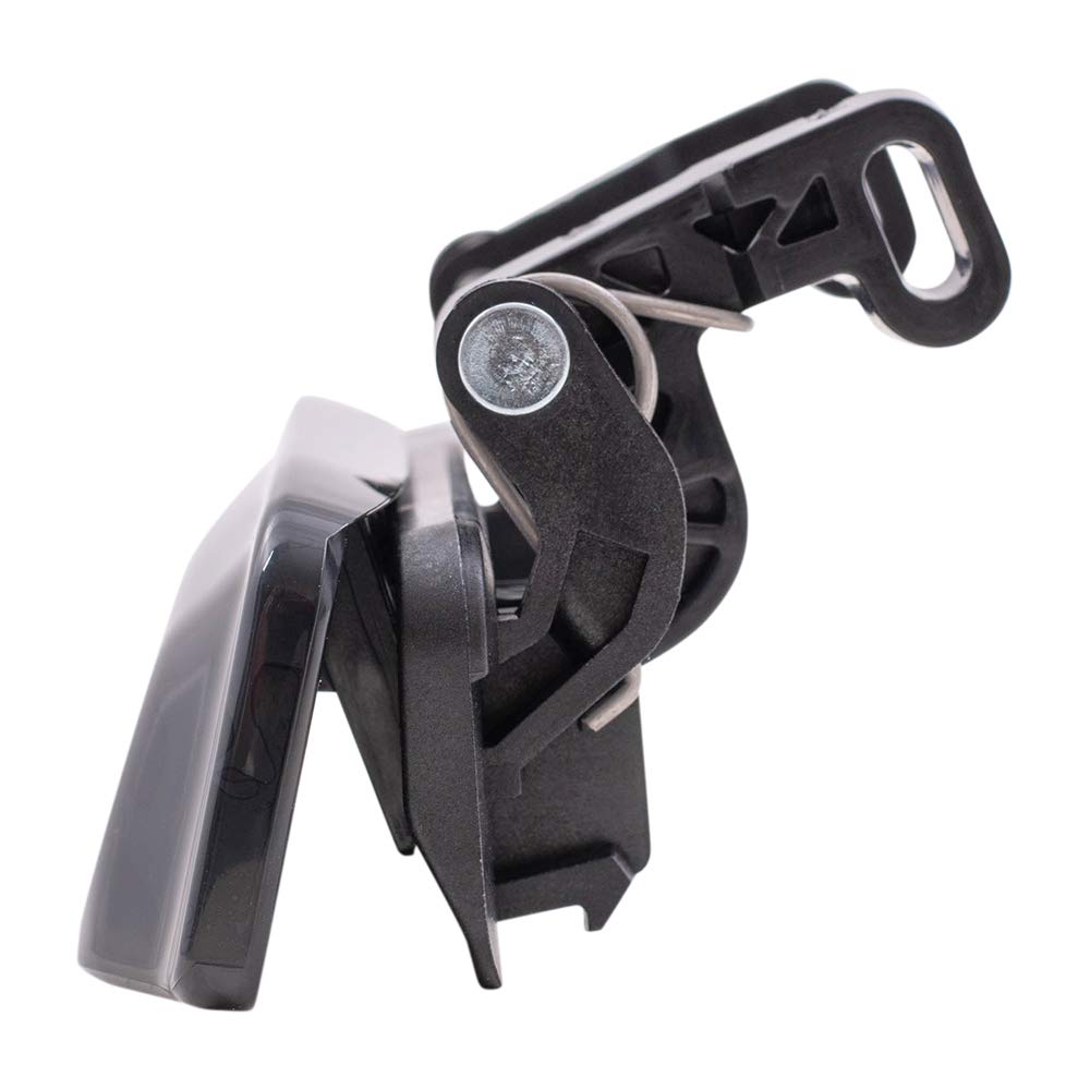 AutoandArt Brock Replacement Front Outside Exterior Door Handle Compatible with 1993-2011 Ranger 1994-2010 B Series Pickup Truck 6L5Z1022404CAPTM