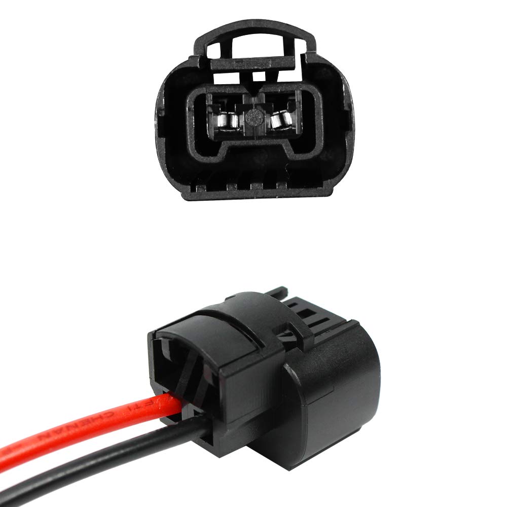 Huiqiaods 5202 H16 Extension Wire Harness Socket For Headlights Fog Lights Retrofit Work Use,(Pack Of 2)